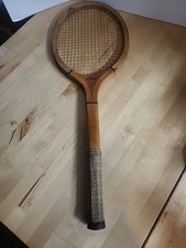 Antique Rare Lowe Campbell Athletic Goods Co. Ace Wooden Tennis Racquet