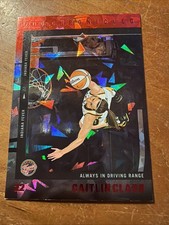 2025 Panini Chronicled Caitlin Clark WNBA #32 Red Cracked Ice Holo Foil Fever