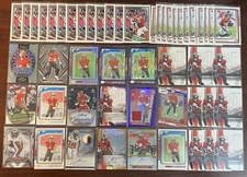 Jalen McMillan RC Lot (63) Auto Jersey Select Optic Inserts Parallels & More!!