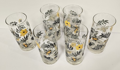 Libbey Royal Norfolk Greenbrier Bee 16.3 Oz Glasses Set Of 6 NEW! - Picture 3 of 5