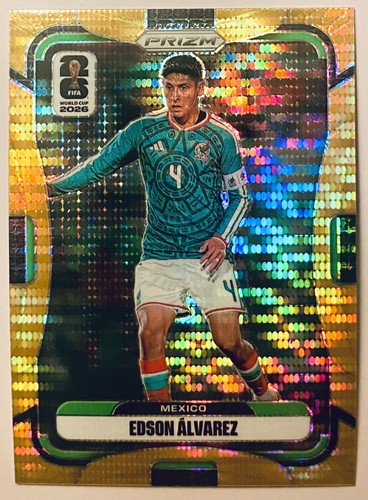 2026 Panini Prizm FIFA World Cup #292 Edson Alvarez Gold Preferred /10 Mexico