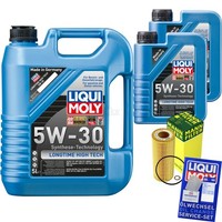 Inspektionspaket 7L Liqui Moly Longtime 5W-30 FüR BMW X3 E83 3.0D 3.0Sd