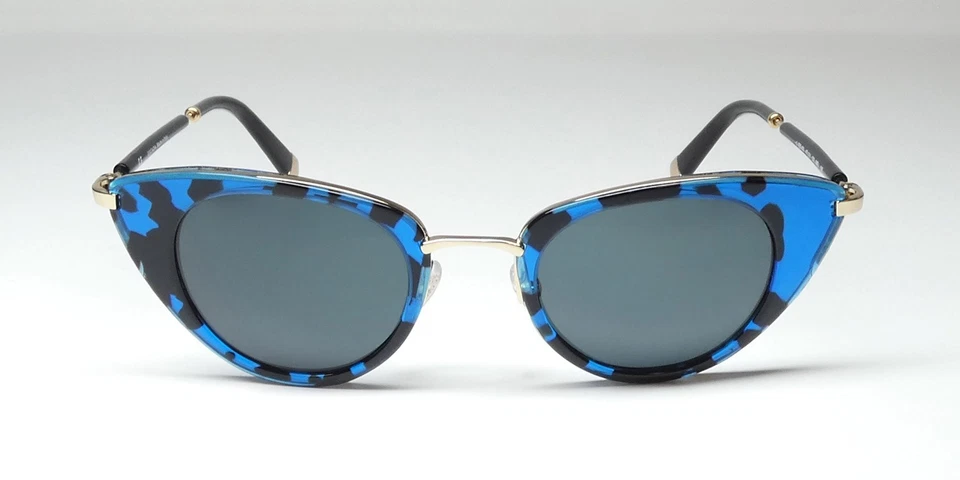 NUEVO ESCADA SES403 GAFAS DE SOL MUJER 06RJ BORDE COMPLETO METAL Y PLÁSTICO AZUL 47-21-135 Foto 3 de 4