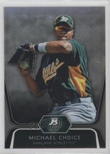2012 Bowman Platinum Prospects Refractor Michael Choice #BPP8 ho0