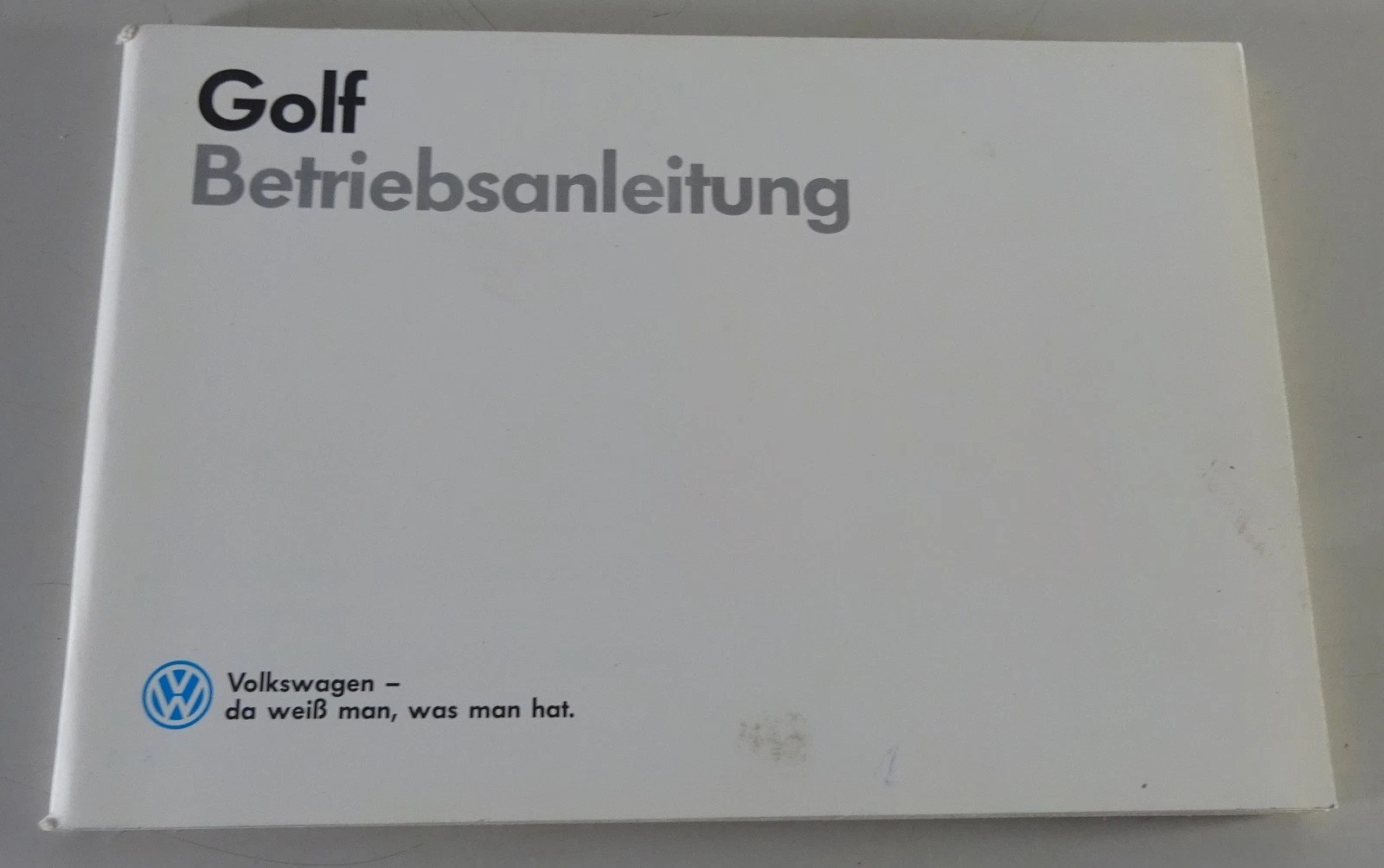 Operating Manual / Handbook | VW Golf 2 / II | Status 02/1989