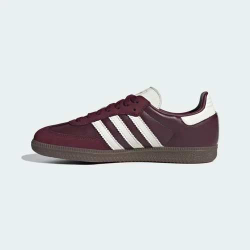 adidas Samba OG Maroon Off White Gum Women's - JR8844