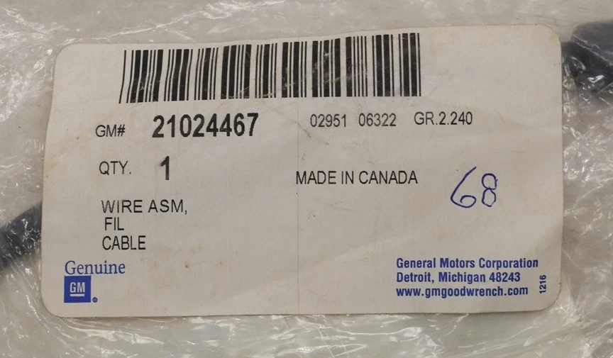 NUEVO OEM GM Juego de cables de bujías 21024467 Saturn SC2 SL2 SW2 1,9 L 1994-2002 Foto 3 de 4