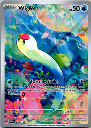 Wiglett 206/198 Illustration Rare Holo Scarlet & Violet Base Set