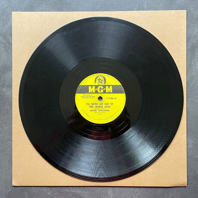 78 rpm Hank Williams - I'll Never Get Out Of This World Alive - US MGM