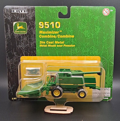 John Deere 9510 Maximizer Combine 1/87 Die-Cast Metal ERTL #5468 2001