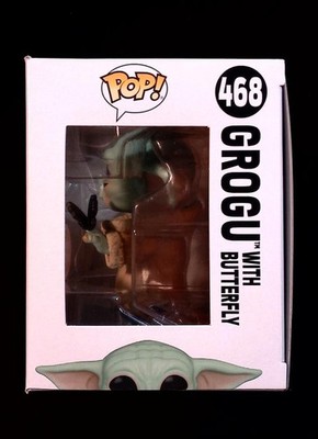 Funko Pop! Star Wars Mandalorian - Grogu With Butterfly 468 | Meses sin interés Funko Pop! Star Wars Mandalorian - Grogu With Butterfly 468 | Meses sin interés