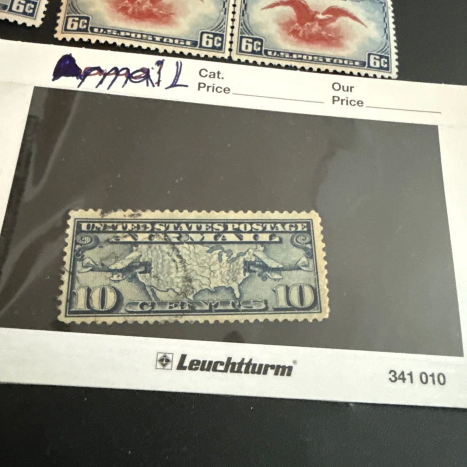 1926, 1930, 1938, 1945 1948 Airmail Stamps, Blocks Used And Unused Blocks, Rare! - Image 4 of 4