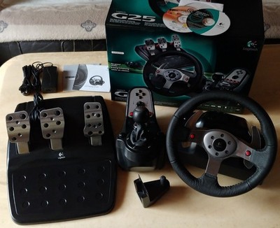 Logitech G25 Lenkrad Racing Wheel USB + Pedale Gangschaltung - Neuwertig in OVP