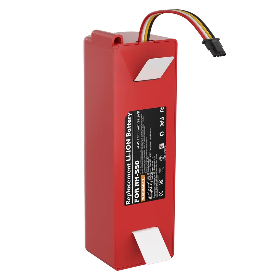 Original Akku für Xiaomi Roborock S50 S55 S6 S7 T6 T7 E4 E5 – 6800mAh / 14,4V DE - Bild 4 von 4