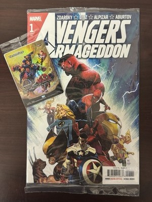 AVENGERS: ARMAGEDDON #1 * Cover A Sealed with Warstorm Surge FOIL  MTG Card NM
