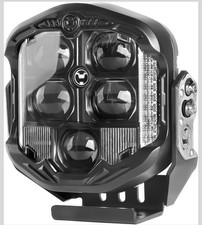 Offroad Gamers Black 95w 10800lm Led Round Off-road Lights 1 Piece 7 Inch
