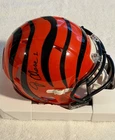 Ja’Marr Chase Signed Cincinnati Bengals Mini Helmet COA