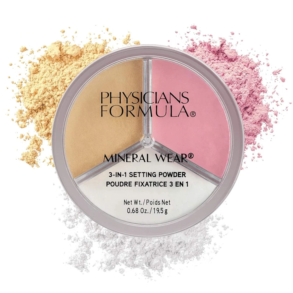 NEW - Physicians Formula - Mineral Wear 3-in-1 Setting Powder - Image 3 of 3