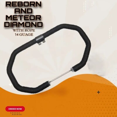 ''CRASH GUARD WITH ROPE, BLACK'' FIT FOR R.E  METEOR 350 & NEW CLASSIC REBORN 350