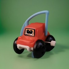 Vintage Tomy Red Car Wind Up Toy TOMY 1978 Flip Floppers COO Singapore