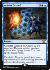 MTG Access Denied  - Kamigawa: Neon Dynasty Commander #011