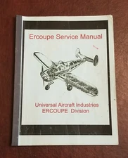 Ercoupe Service Manual Universal Aircraft Industries Univair 1959 Technical Book