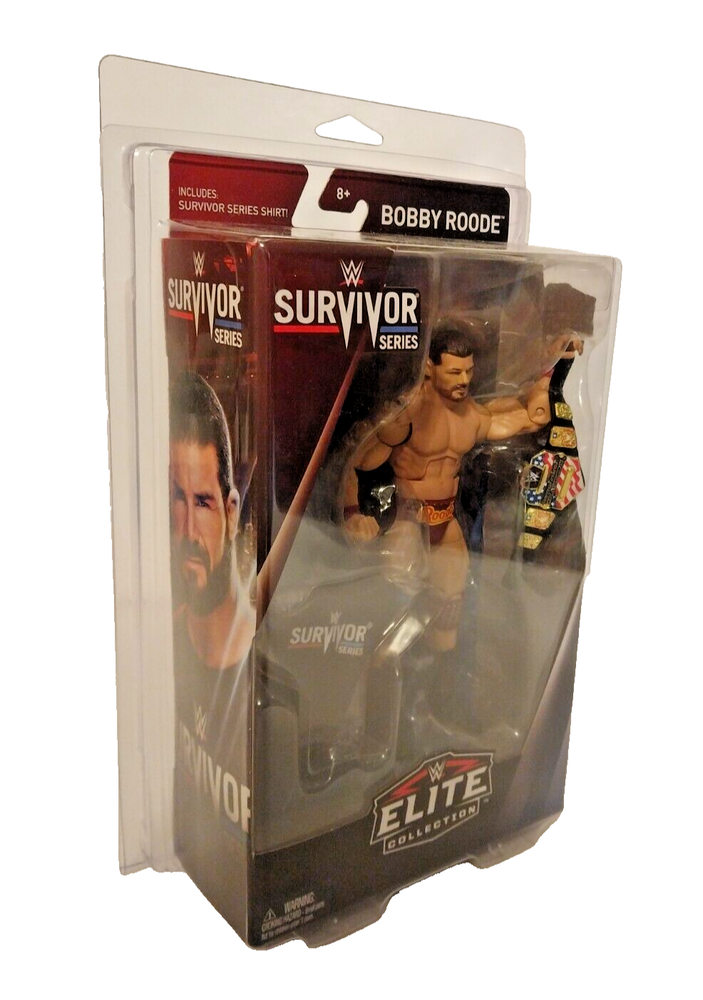 WWE Mattel Elite Survivor Series Bobby Roode Wrestling Figure w/ US Championship