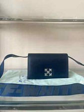 Off-white ,hand Bag In Navy Bnwt Os