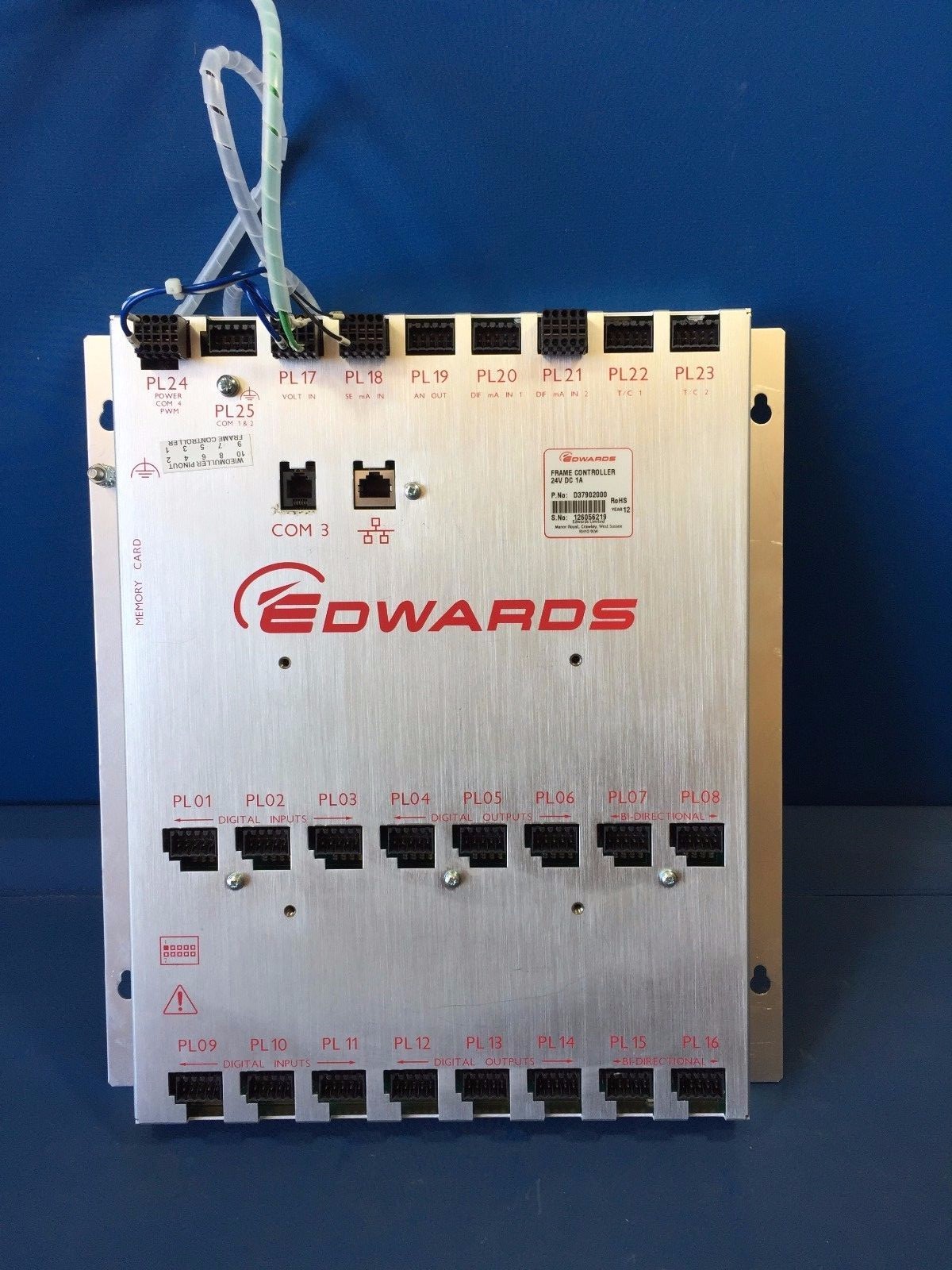 EDWARDS D37902000 FRAME CONTROLLER 24V DC 1A