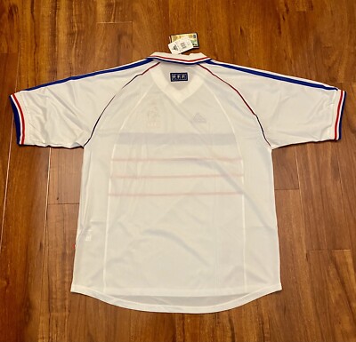 NWT! France 1998 World Cup Away Shirt Jersey Adidas | eBay NWT! France 1998 World Cup Away Shirt Jersey Adidas | eBay