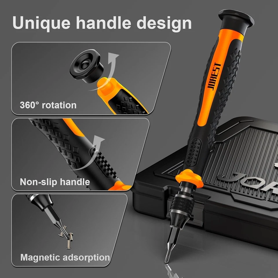 Jorest 38Pcs Feinmechaniker Schraubendreher Set, Mini Werkzeug Set Mit Torx T5 T - Bild 2 von 4