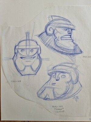 Seltene Disney TOY STORY 3 Original Animation Art Figurenzeichnung #76