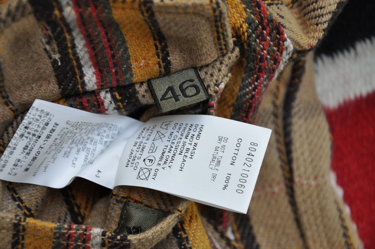Nigel Cabourn 100% Heavy Cotton Reversible Flannel Shirt 46