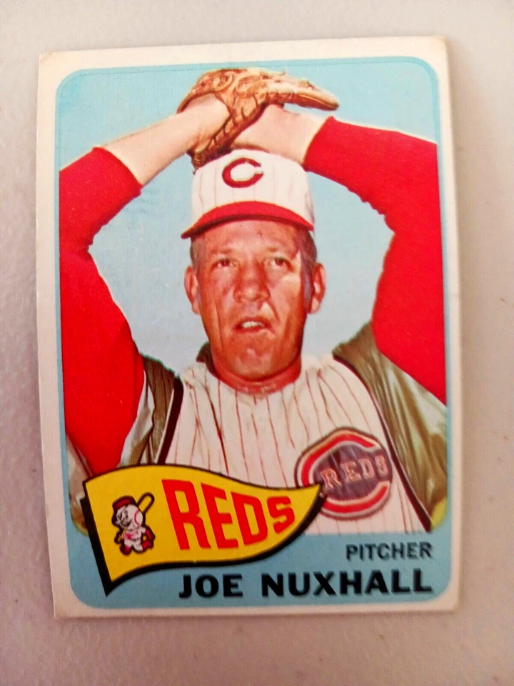 Lote de 9 tarjetas de béisbol vintage Topps REDS 1965. ROGER CRAIG, JOE NUXHALL Foto 4 de 4