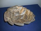 Godinger Pinecone Shaped Nut Candy Dish Bowl Silver Plated Footed — photo 2