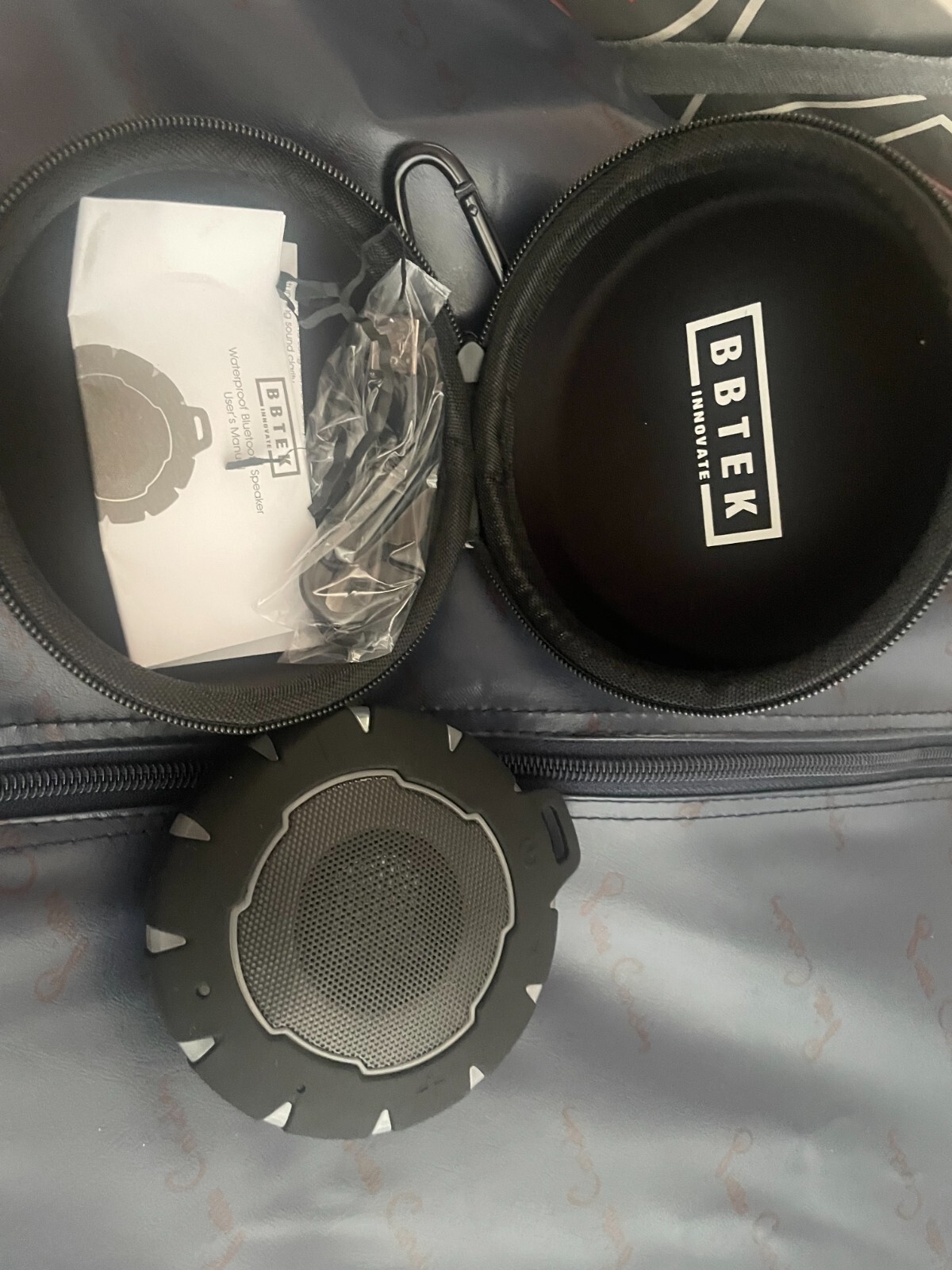 BBTEK Lightweight Waterproof Speaker Brand New Black-image