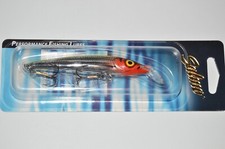 salmo sting 9sp suspending lure 3 1/2" 3/8oz dives to 5'-8' clown metallic dace
