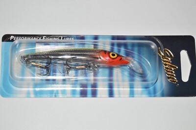 salmo sting 9sp suspending lure 3 1/2'' 3/8oz dives to 5'-8' clown metallic dace