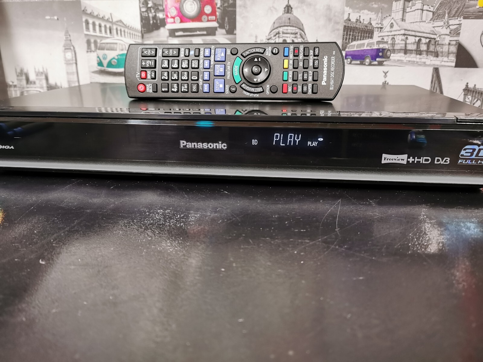Panasonic DMRPWT500 320GB HDD Freview HD Recorder & 3D Bluray Player. eBay