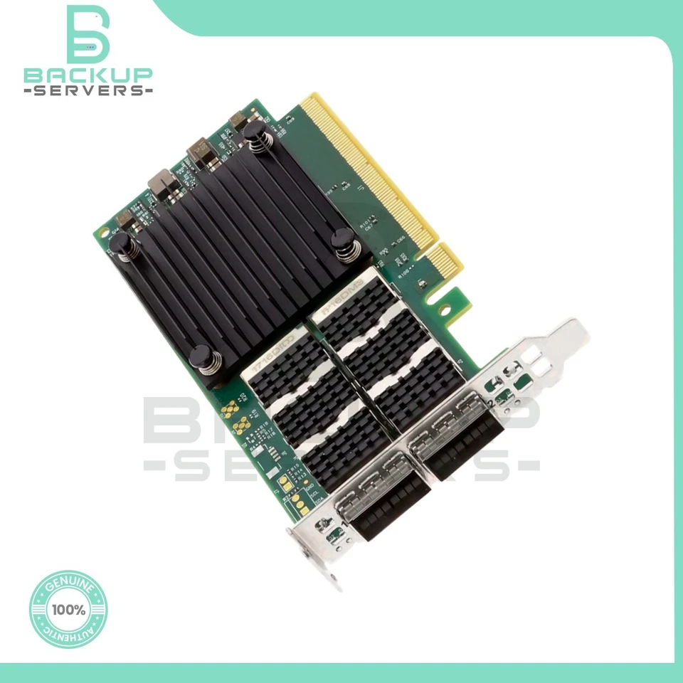 F6FXM Dell ConnectX-6 2-Port 100Gbps PCI-e QSFP56 Network Adapter 0F6FXM - Image 3 of 3