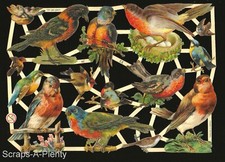 German Embossed Victorian Style Scrap Die Cut...