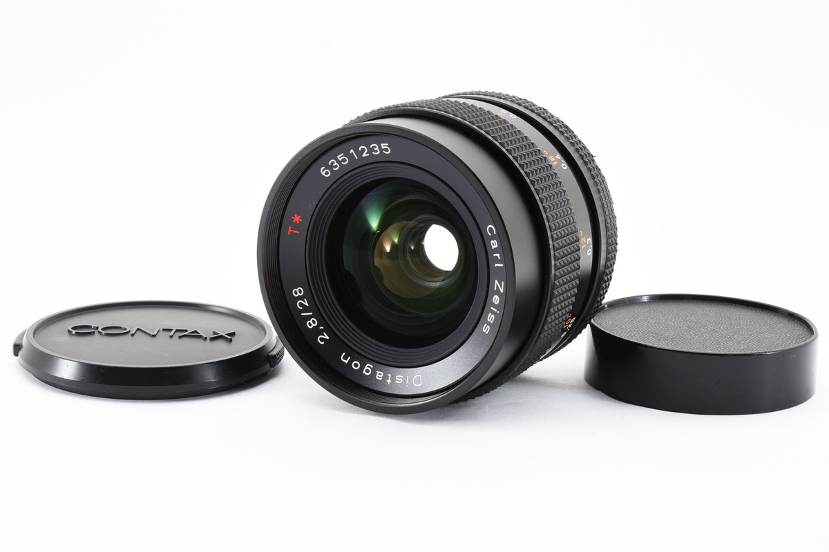 CONTAX Carl Zeiss Distagon 28mm F2.8　AEJ Contax Carl Zeiss Distagon 28mm f/2.8 AEJ Lens C/Y From JAPAN