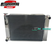 27 x 19 Aluminum Cooling Radiator for Ford/Mopar 19" x 27" Size 2-Rows Universal