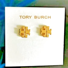 Tory Burch Kira Logo Stud Earrings | Giftable Free Shipping