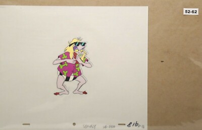 Beetlejuice Original Production Drawing And Cel 52-62 Used Cond.