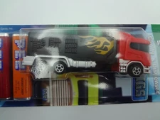 Pez Dispenser Rig 2004 Semi Truck Black Flames Candy Dispenser