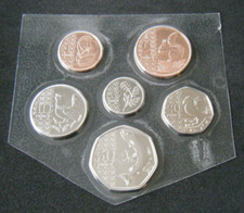 2025 Royal Mint Definitive BUNC 6 Coin Set From 1p to 50p - In Stock