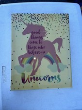 Unicorn canvas wall art