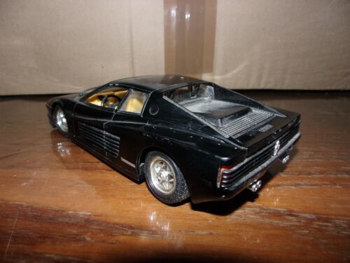1:24 1/24eme Bburago Burago Ferrari Testarossa voiture miniature auto model car - Imagen 5 de 8