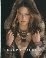 Ralph Lauren Collection Magazine Print Ad Advert Sanne Vloet Jimmy Nelson 2015